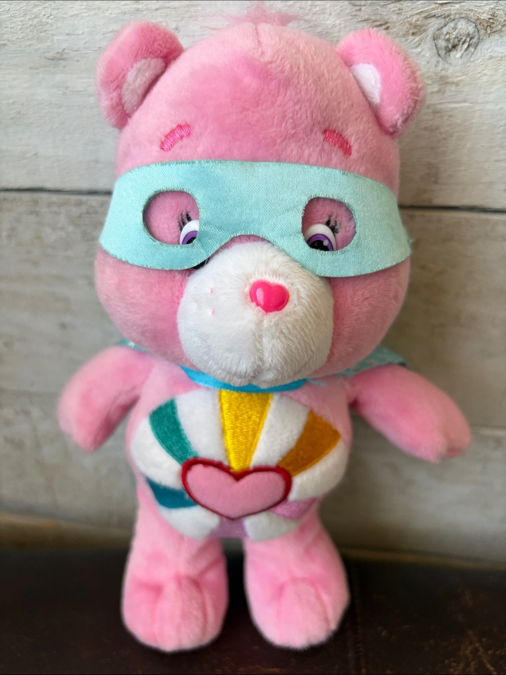 Care Bears Superhero Friends Hopeful Heart Bear plush toy